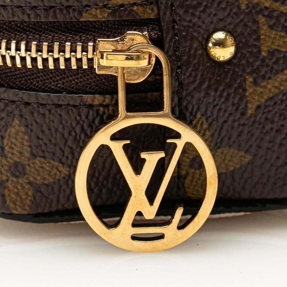 LOUIS VUITTON Brown Monogram Leather Pouch - Picture 6 of 12